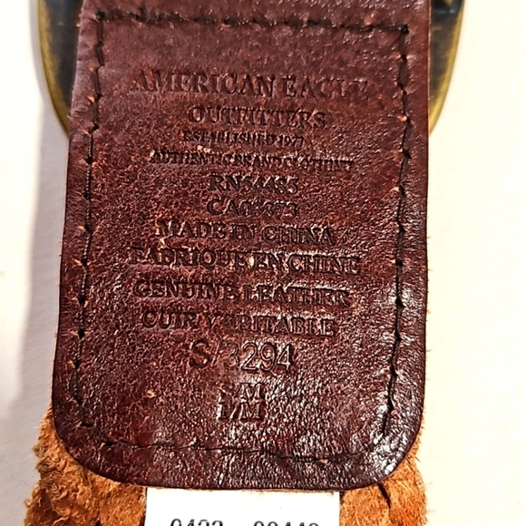 American Eagle Outfitters Women's Boho Braided Genuine Leather Belt Size S/M - Picture 6 of 8